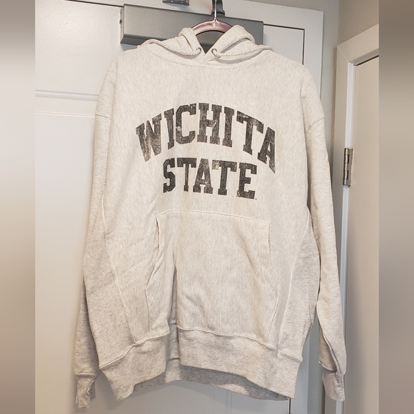 Vintage Champion Reverse Weave Hoodie 2000 Wichita State University Kansas - Picture 1 of 7